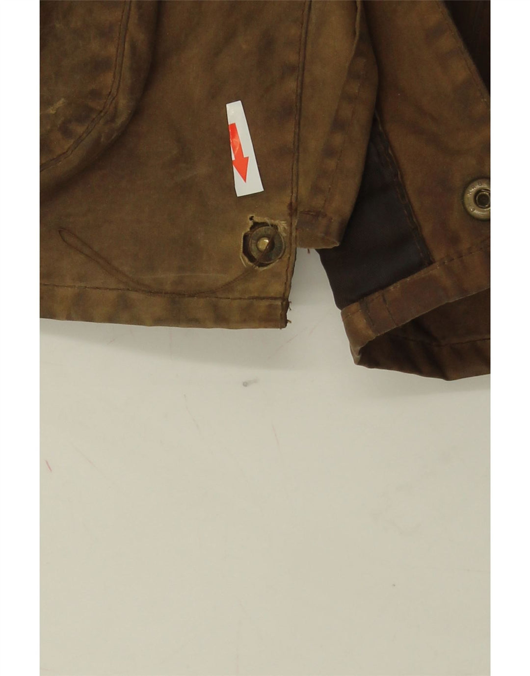 Męska kurtka Barbour z woskowanej bawełny UK 40, duża, brązowa bawełna
