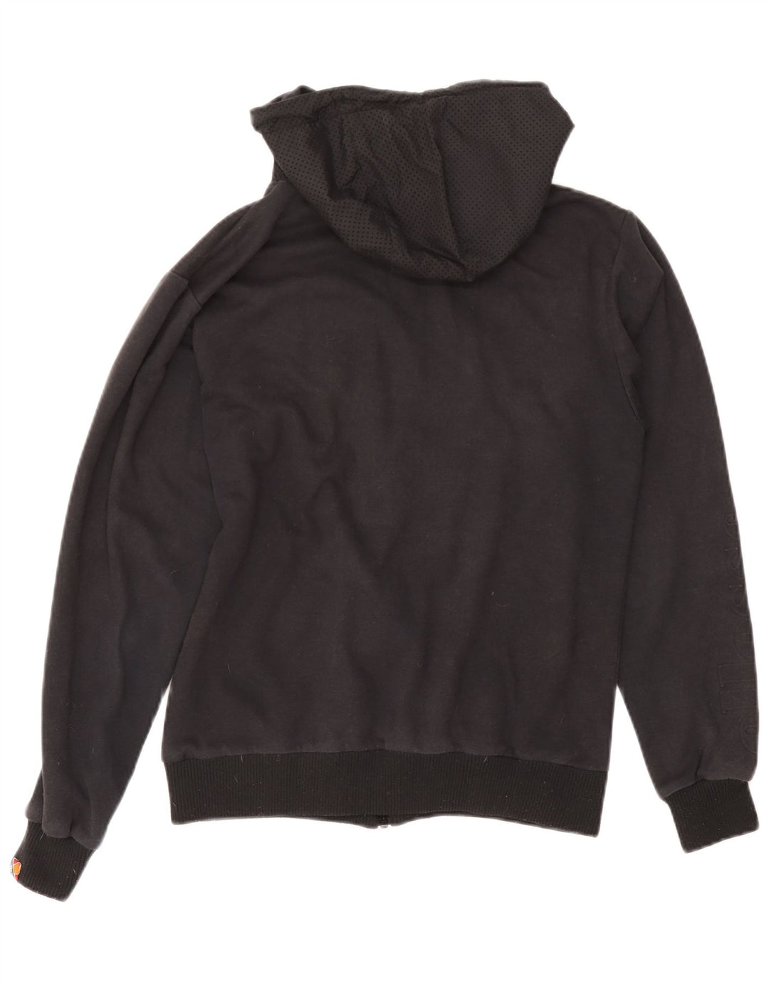 Męski sweter z kapturem i zamkiem Ellesse, średnia czarna bawełna