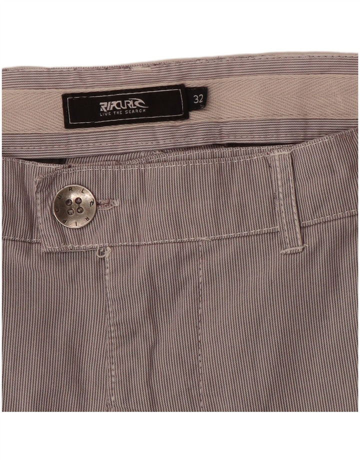 Męskie spodenki chino Rip Curl W32 średnioszare w prążki