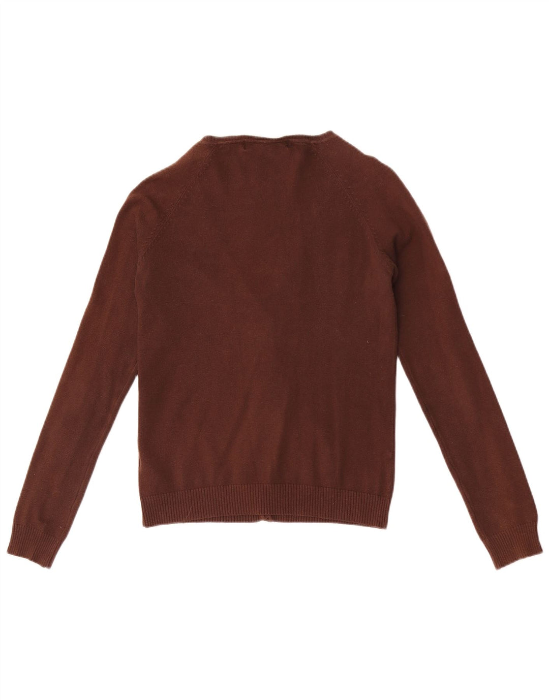 Sweter damski Zara Cardigan UK 12 Średni brązowy bawełniany