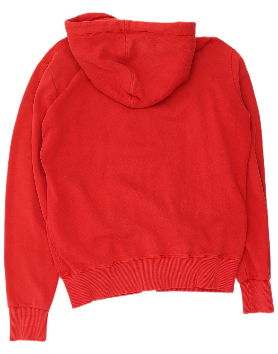 Męski sweter z kapturem i zamkiem błyskawicznym Superdry, duży, czerwony, bawełniany