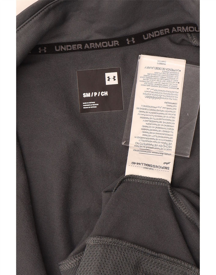 Męska kurtka dresowa Under Armour, mała, szara, z poliestru