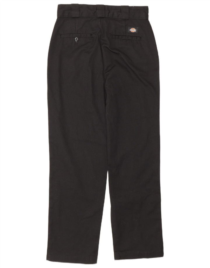 Proste spodnie damskie DICKIES W27 L26 Czarny poliester
