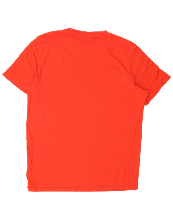 Męski T-shirt Champion z grafiką, duży, czerwony, bawełniany
