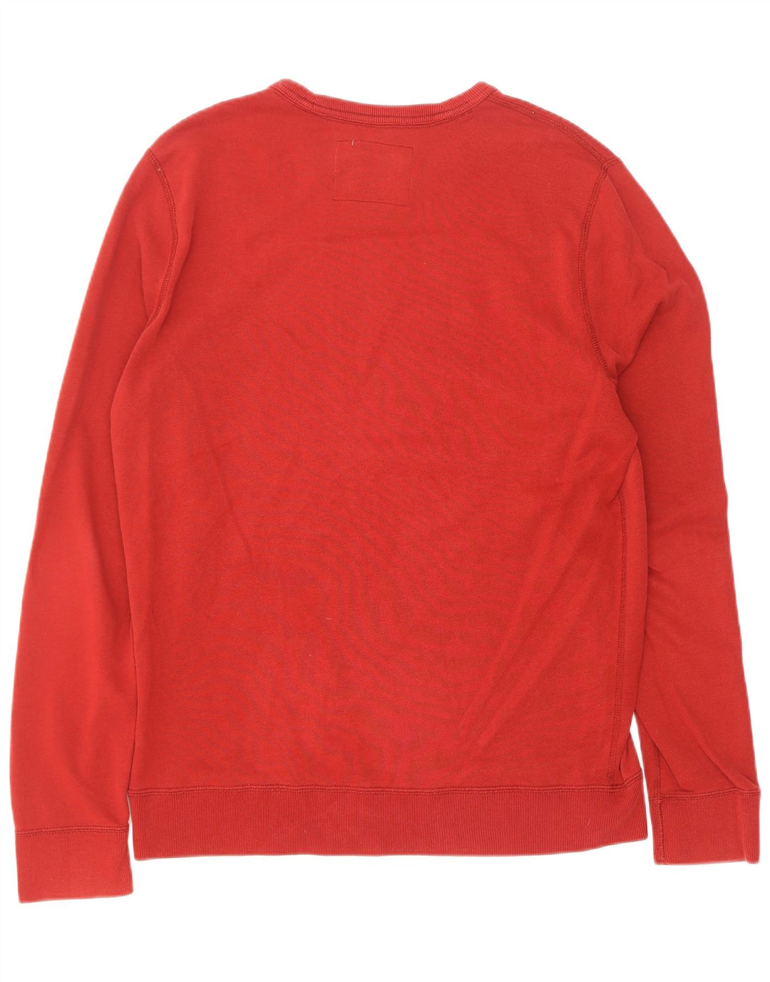 Męski sweter z grafiką mięśni Abercrombie & Fitch, średni czerwony