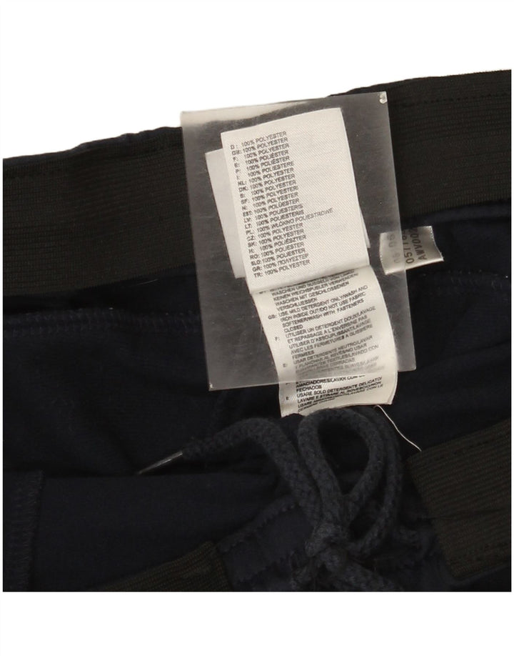 Męskie spodnie dresowe Adidas 2XL granatowe, poliestrowe