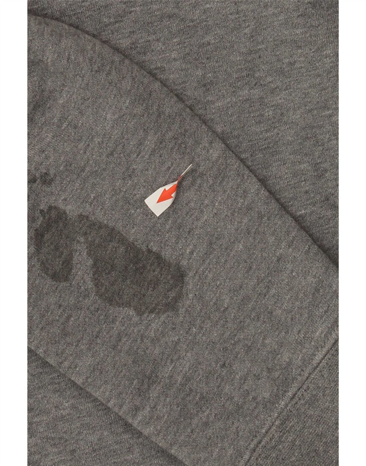 Męska bluza Nike z grafiką, duża, szara, bawełniana z blokami kolorów