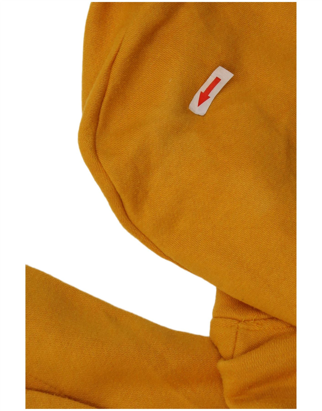 Damski sweter oversize z kapturem Zara UK 10, mały, żółty poliester