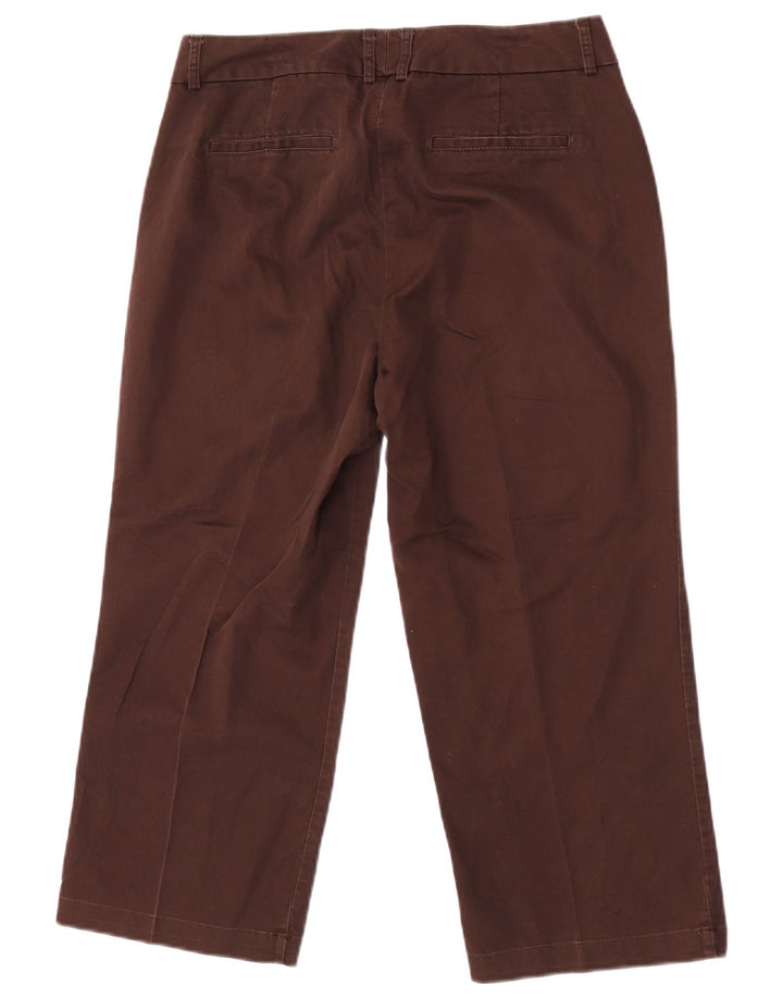 Spodnie damskie Dockers Mid Rise Curvy Capri US 6 Medium W30 L22 Brown