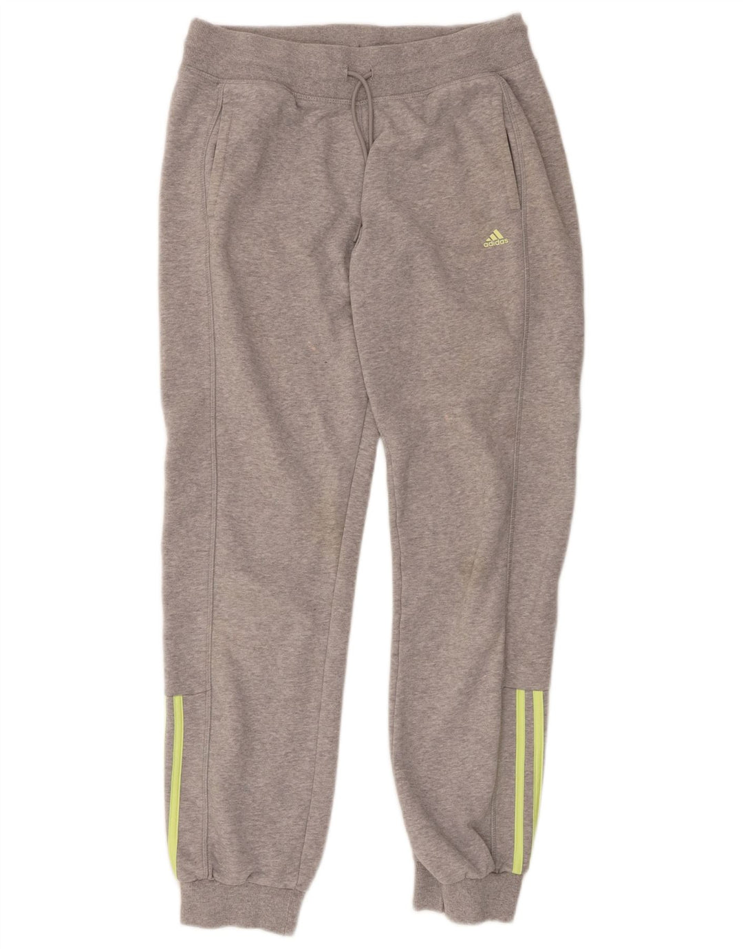 ADIDAS Mens Tracksuit Trousers Joggers Medium  Grey Cotton