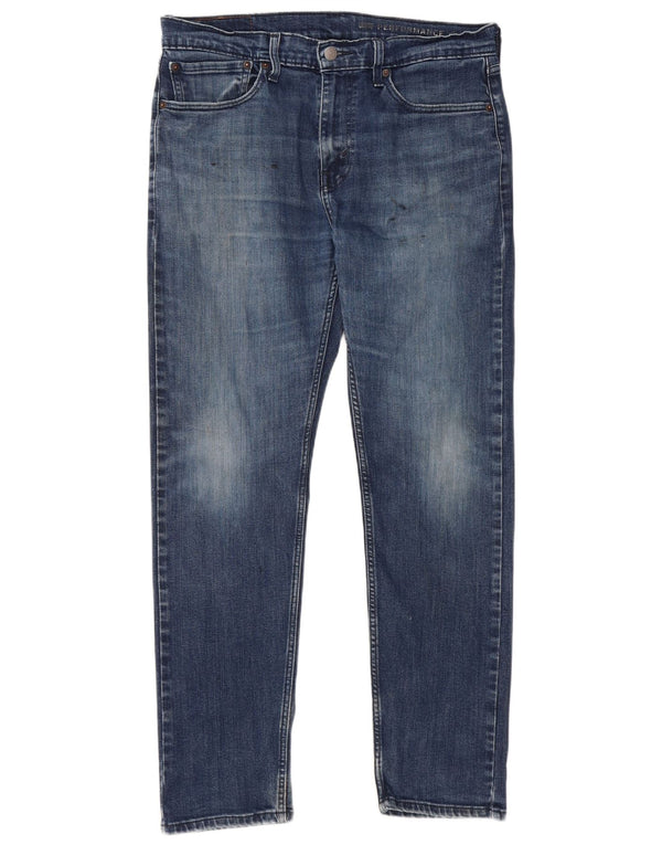 Męskie jeansy LEVI'S 502 zwężane W34 L32 niebieska bawełna