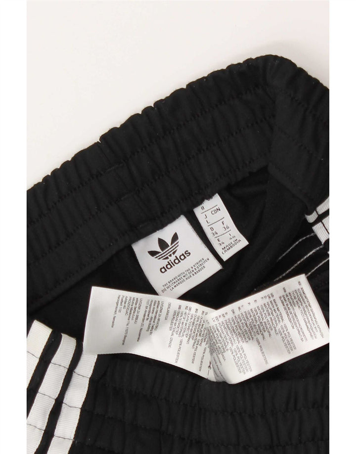 Damskie spodenki sportowe Adidas UK 8, małe, czarne, poliestrowe