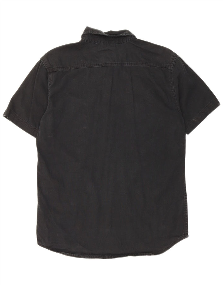 Męska koszula z krótkim rękawem Levi's, mała, czarna, bawełniana