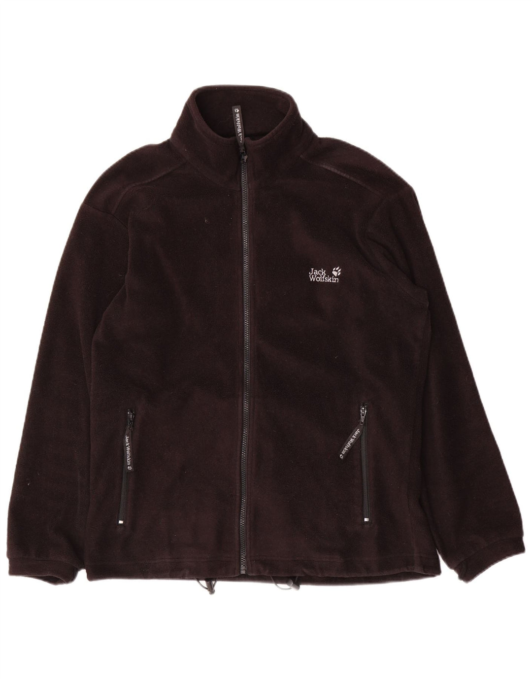 Męska kurtka polarowa Jack Wolfskin z podszewką UK 36/38, mały czarny poliester