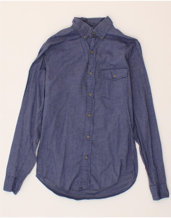 J. CREW Mens Flex Shirt XS Blue Cotton Vintage J. Crew and Second-Hand J. Crew from Messina Hembry 