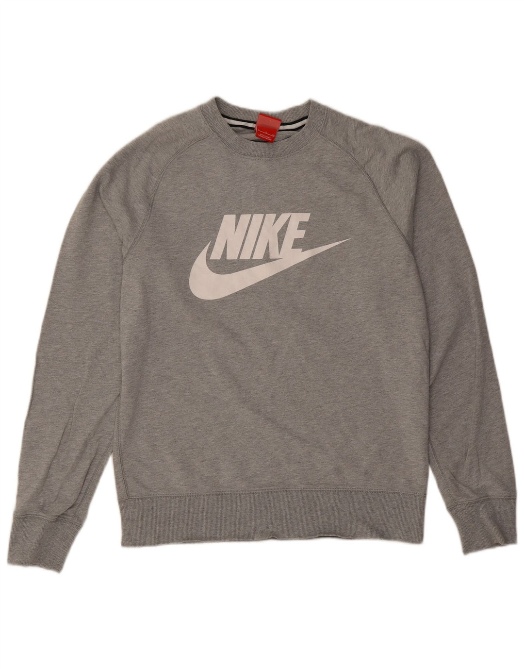 Męska bluza z grafiką Nike, mała, szara, nakrapiana