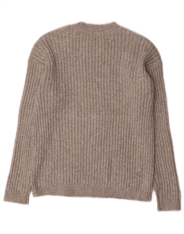 Damski sweter Marks & Spencer z okrągłym dekoltem, UK 6 XS, szary poliester