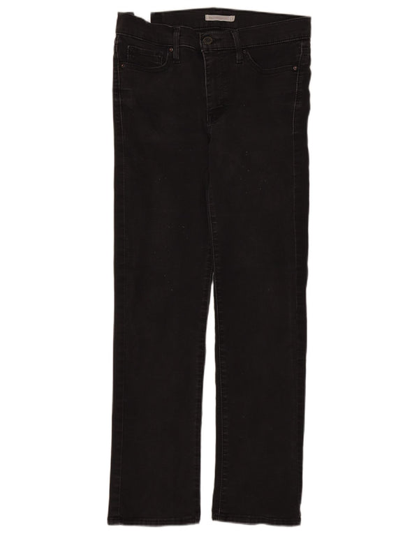 Damskie spodenki jeansowe Levi's 314 Shaping W29 L28 Czarna bawełna