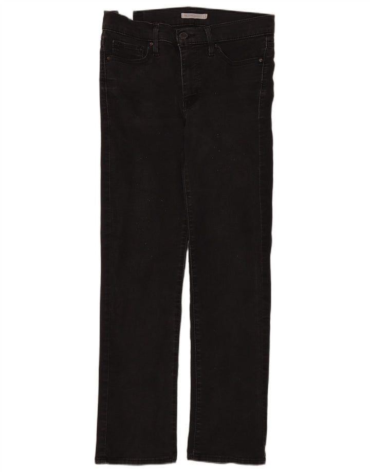 Damskie spodenki jeansowe Levi's 314 Shaping W29 L28 Czarna bawełna