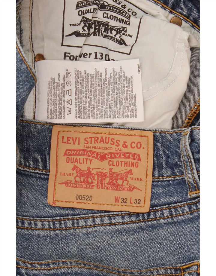 Damskie jeansy Levi's 525 Bootcut W32 L32 Niebieska bawełna