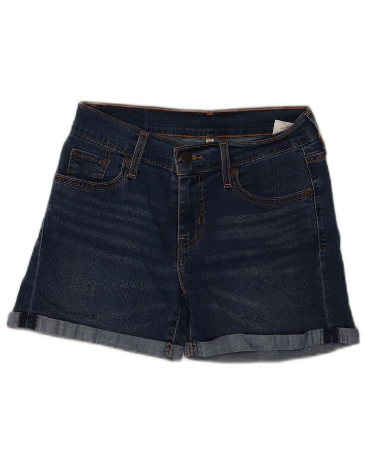 Damskie spodenki jeansowe Levi's W26 Małe, granatowe, bawełniane