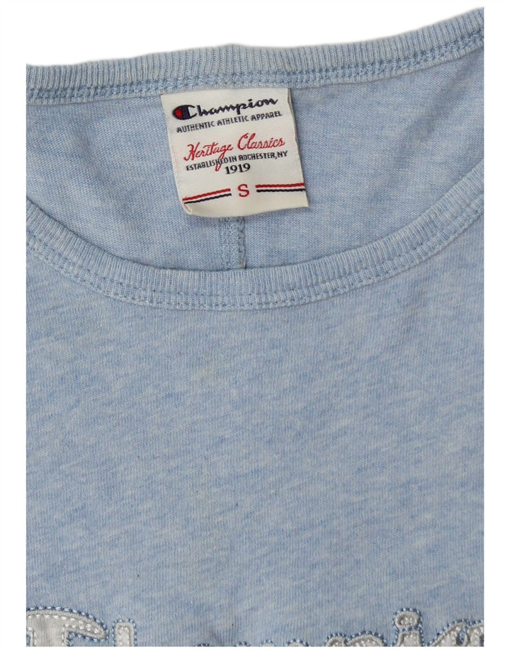 Koszulka damska Champion Heritage Classics Graphic Top UK 10 Small Blue