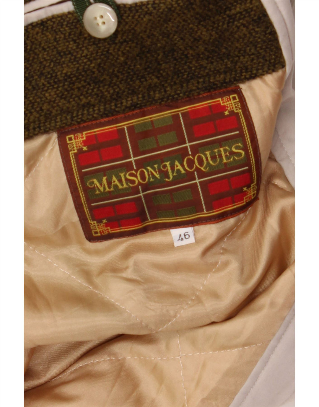 MAISON JACQUES Męski trencz o luźnym kroju IT 46 Small Grey