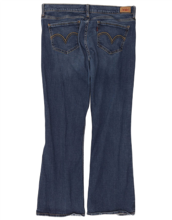 Dżinsy Levi's Damskie 524 Too Superlow Bootcut Rozmiar 13 Duże W34 L28 Niebieskie