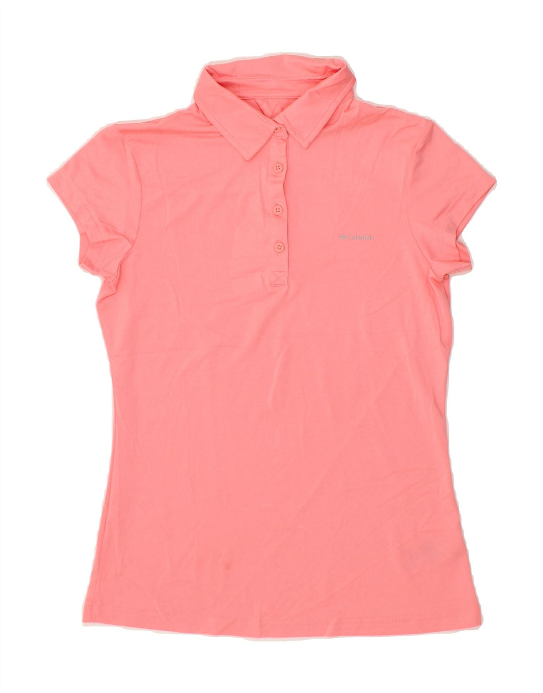 COLUMBIA Womens Polo Shirt UK 6 XS Pink Polyester Vintage Columbia and Second-Hand Columbia from Messina Hembry 