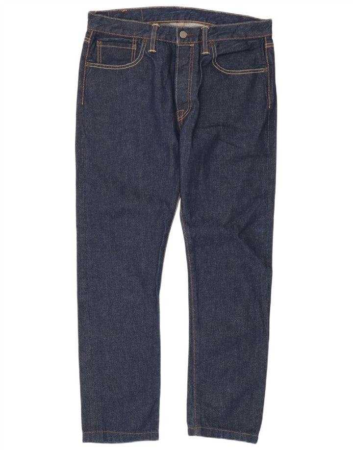 Męskie jeansy Levi's 501 Straight W33 L27 Niebieskie bawełniane