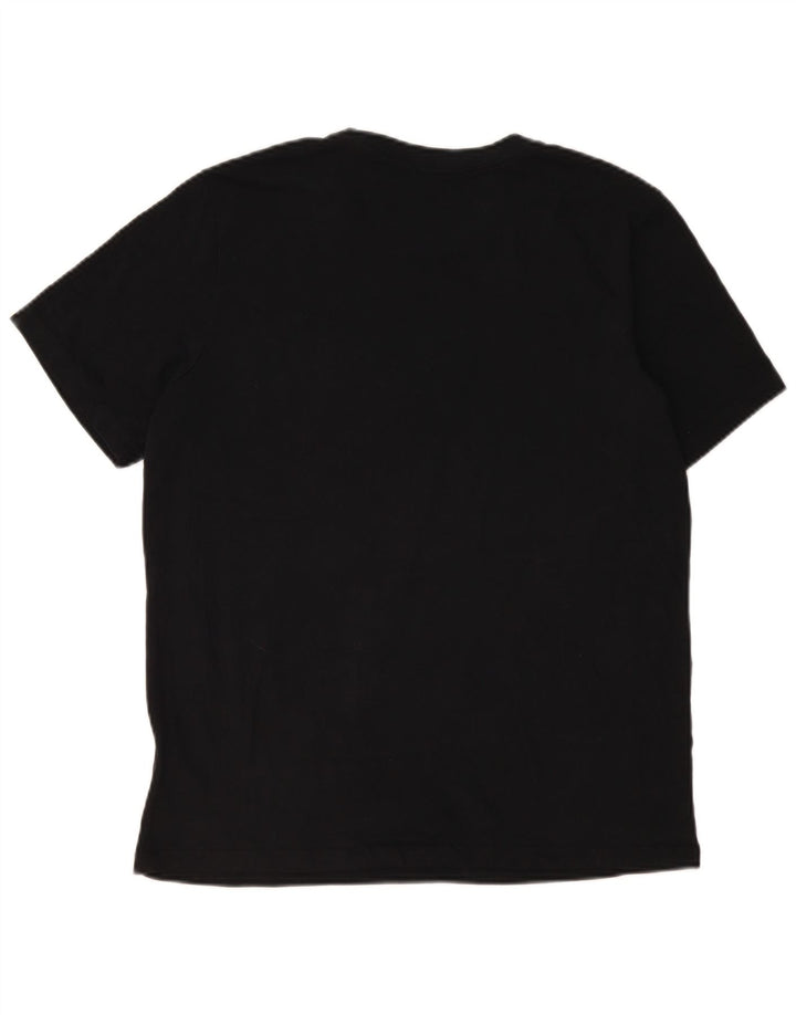 Męski T-shirt Nike Dri Fit, duży, czarny, bawełniany