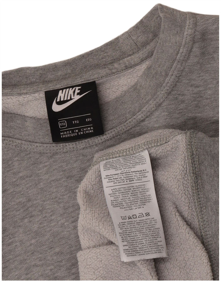 Męska bluza dresowa Nike 2XL Szara bawełna