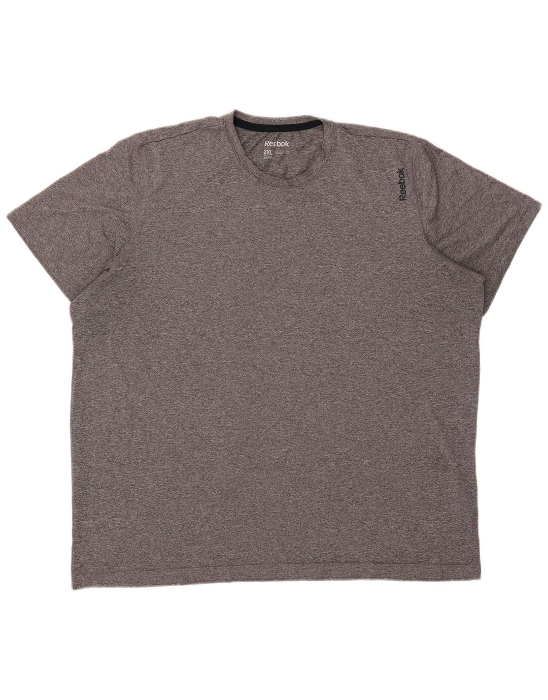 T-shirt męski Reebok Top 2XL, szary, nakrapiany poliester