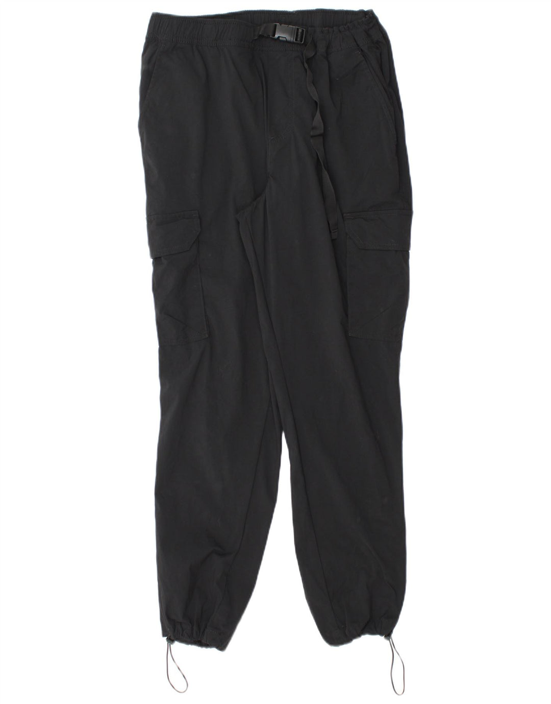 JACK & JONES Mens Cargo Tracksuit Trousers Joggers Large Black Nylon