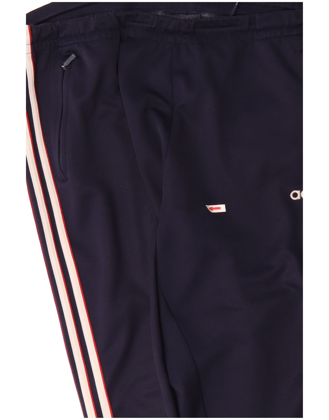 Męskie spodnie dresowe ADIDAS Joggers UK 44/46 Duży granatowy poliester