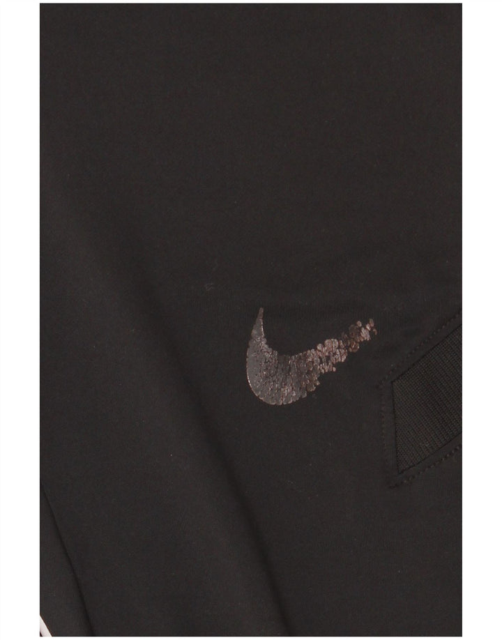 Męskie spodnie dresowe Nike Dri Fit, małe, czarne, poliestrowe