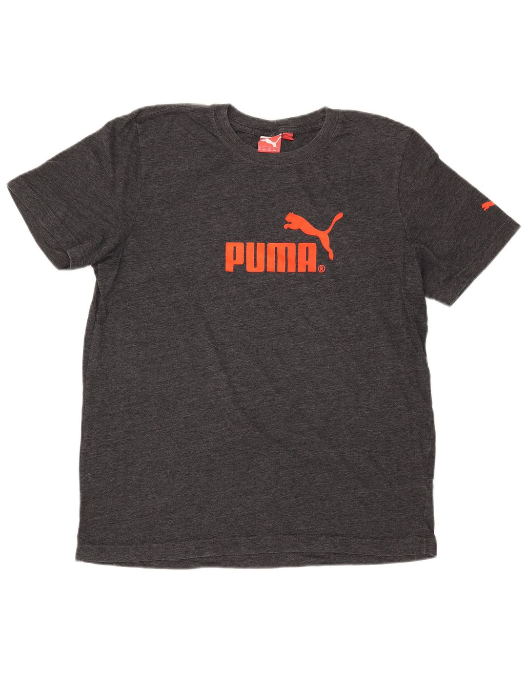 Męski T-shirt z grafiką PUMA, średni szary, nakrapiany