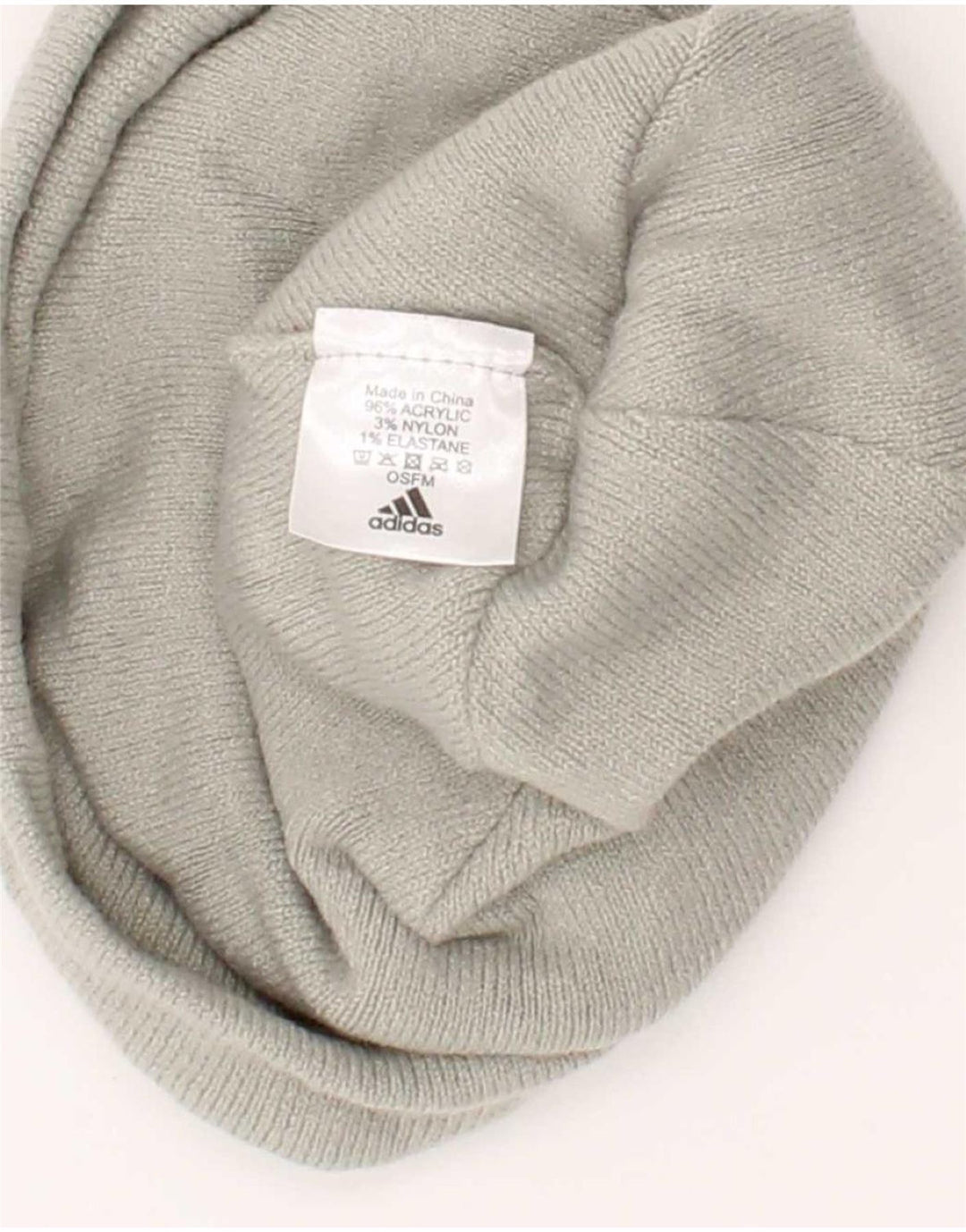Czapka męska Adidas Graphic Beanie w jednym rozmiarze, szara, akrylowa