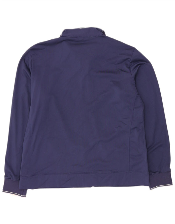 Damska kurtka dresowa CHAMPION Easy Fit UK 18 XL, granatowa, poliestrowa