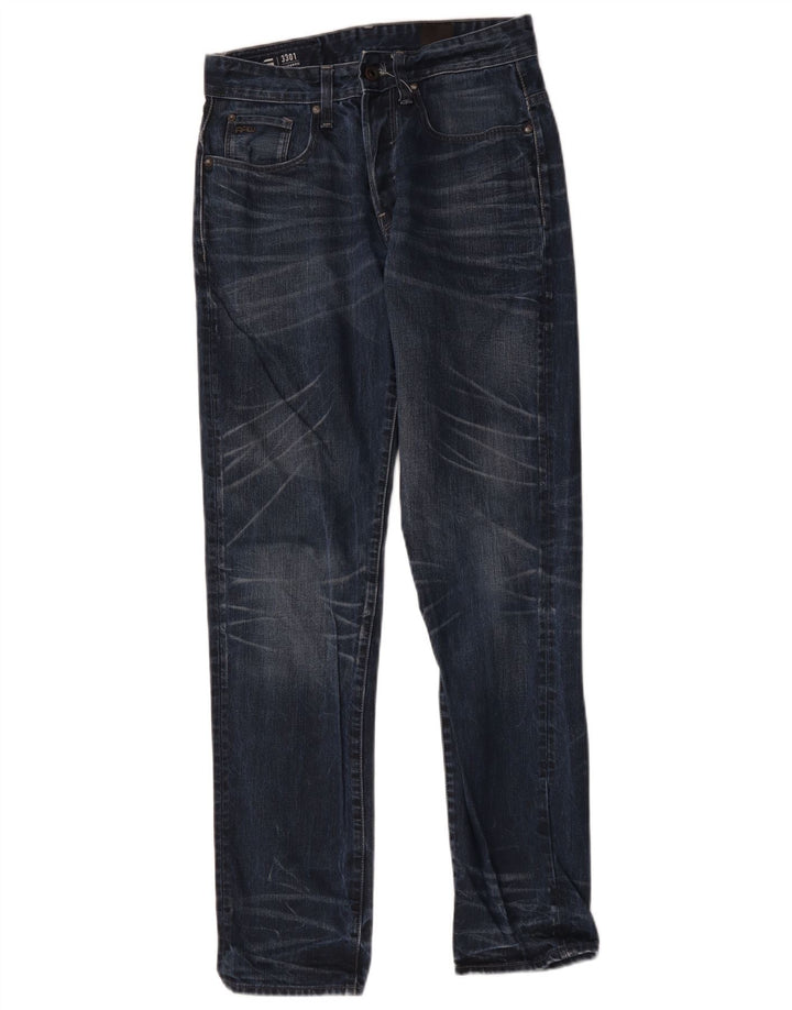 Dżinsy damskie G-Star 3301 Tapered W29 L34 Granatowe