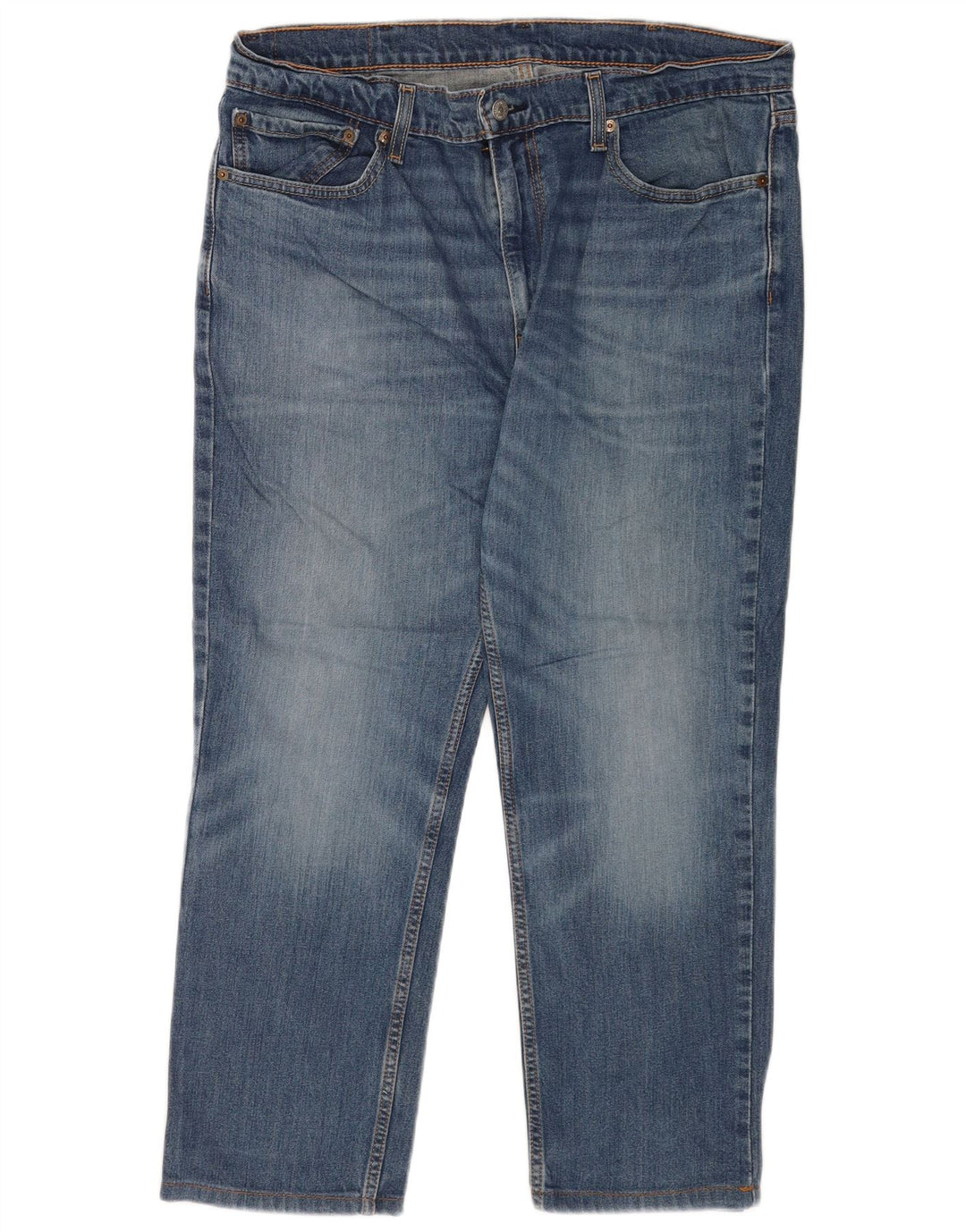 Męskie jeansy Levi's 511 o skróconym kroju W38 L25 Niebieska bawełna