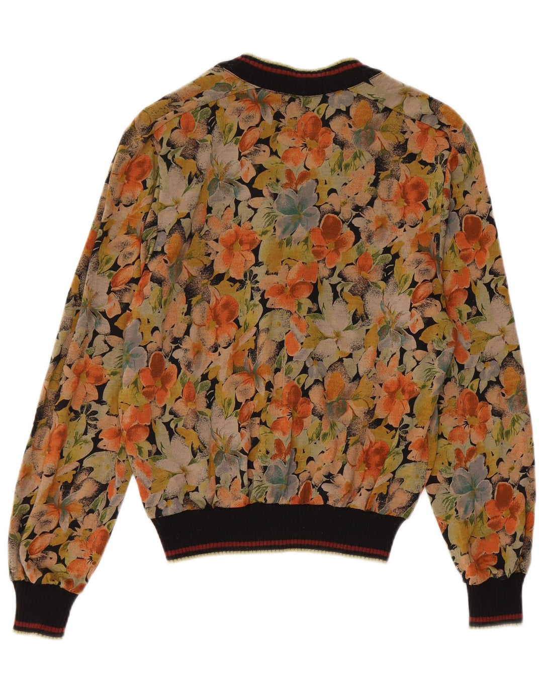 Damska bluzka pulowerowa w stylu vintage Top IT 44 Średni wielobarwny kwiatowy