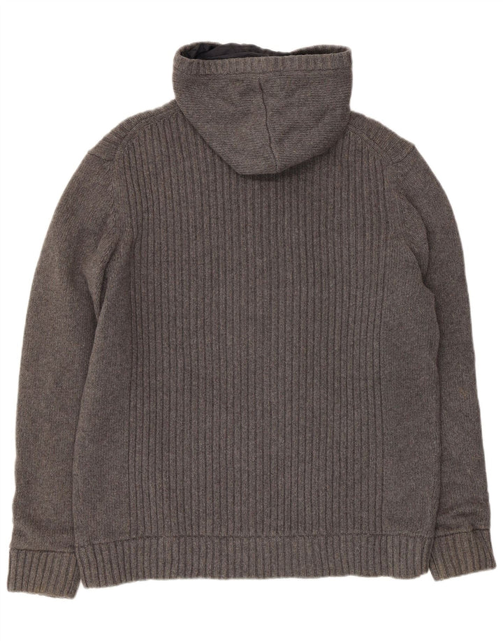 Męska dwustronna kurtka z kapturem Massimo Dutti UK 42 XL, szara