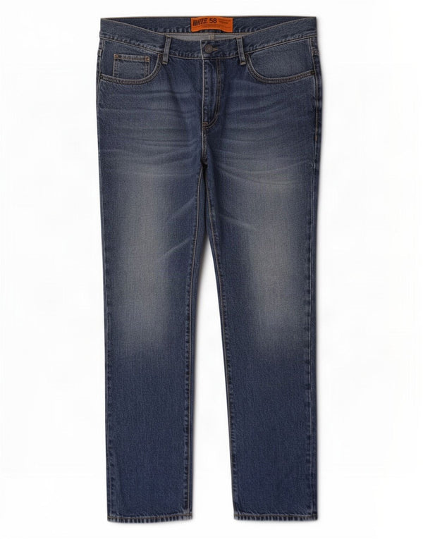 Męskie jeansy Rifle Slim Regular Straight W36 L32 Niebieskie bawełniane