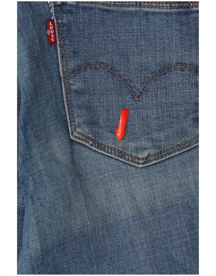 Damskie jeansy wyszczuplające Levi's W25 L29 Niebieskie bawełniane