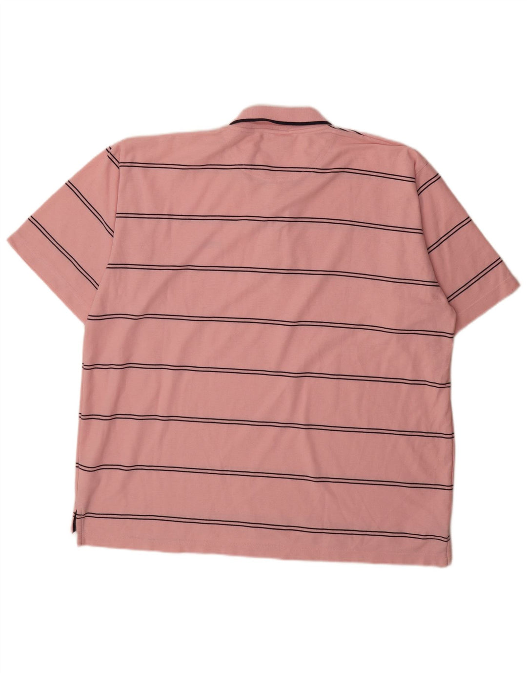 Męska koszulka polo Umbro 2XL z poliestru w różowe paski