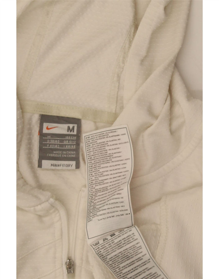 Damska bluza dresowa z kapturem Nike, UK 10/12, średnia biel