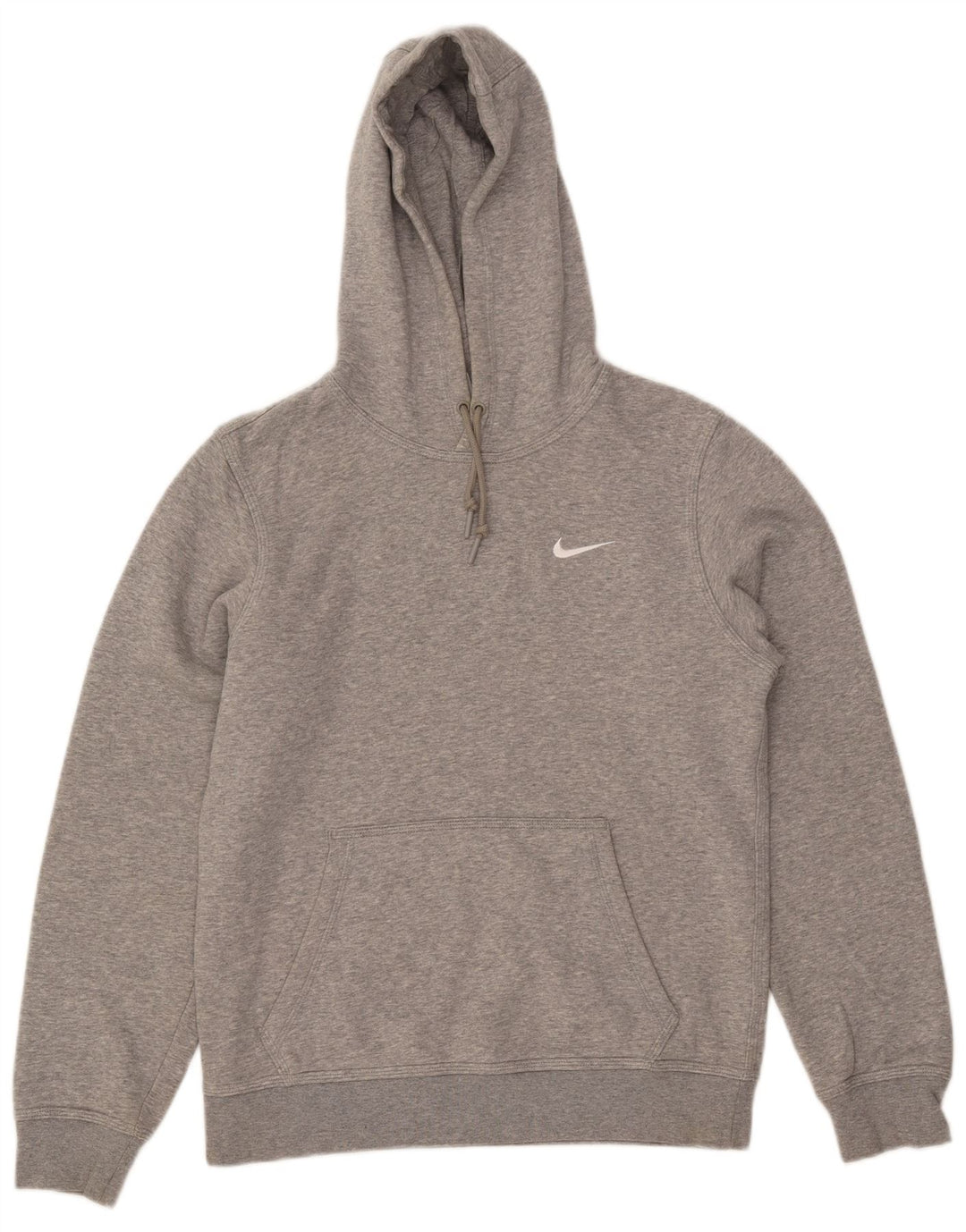 Męski sweter z kapturem Nike, mały, szary, z bawełny w cętki