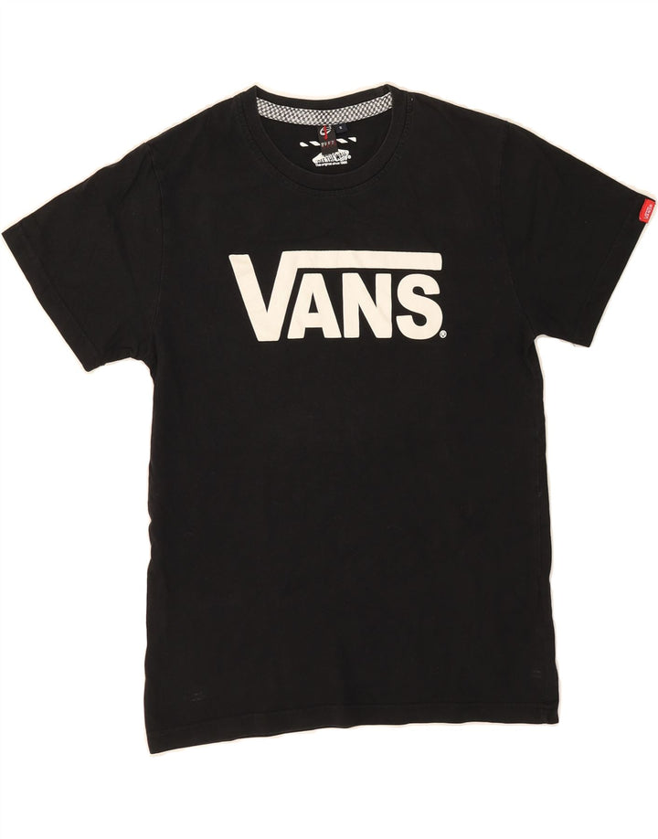 VANS Mens Graphic T-Shirt Top Small Black Cotton Vintage Vans and Second-Hand Vans from Messina Hembry 