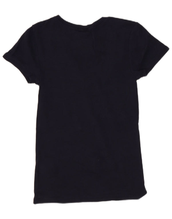 T-shirt damski Polo Ralph Lauren Top UK 8 Small, granatowy, bawełniany